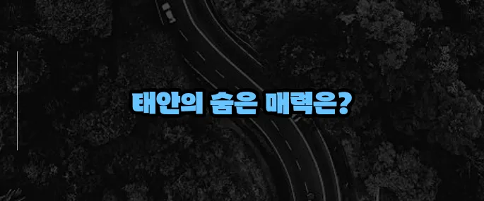 태안 가볼만한곳 베스트10 (+바다·자연 명소 정리)