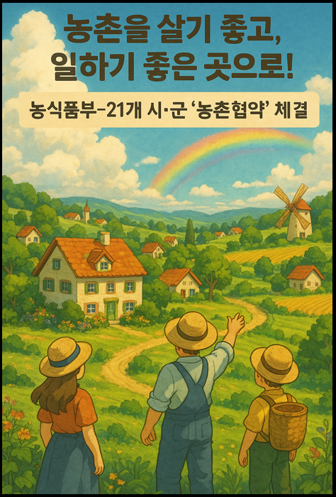 "농촌협약" 홍보 포스터