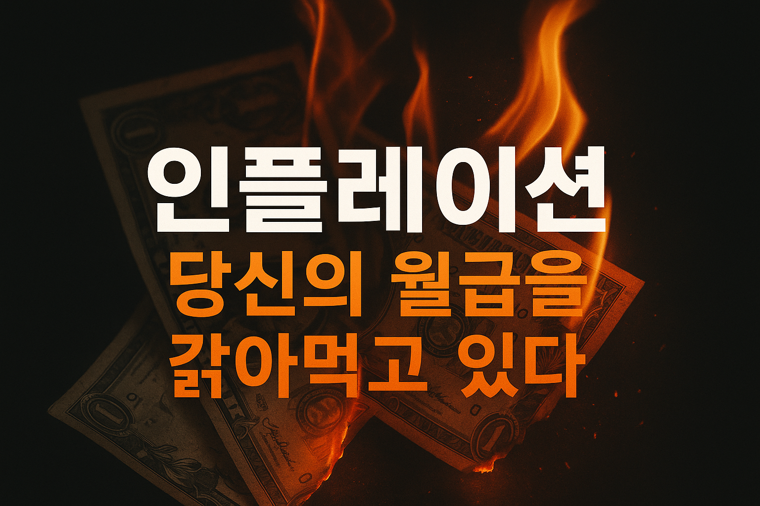 물가 상승을 보여주는 인플레이션 개념 이미지