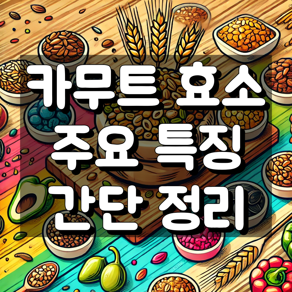 카무트 효소 효능 대표 이미지