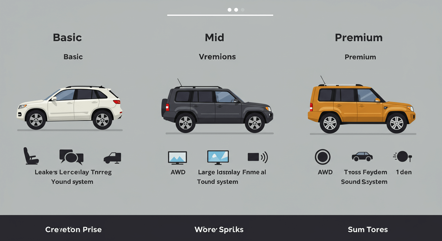팰리세이드 트림별 구성과 가격대