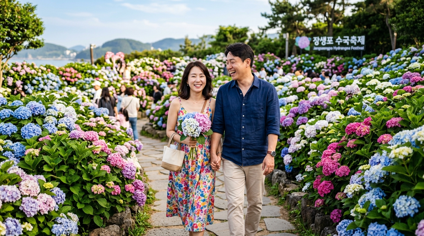 울산 가볼만한곳 장생포 수국축제 여행 플랜