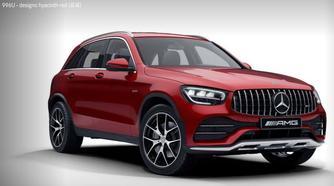 AMG CLC 색상코드 - Designo hyacinth red(색상 코드 : 996)