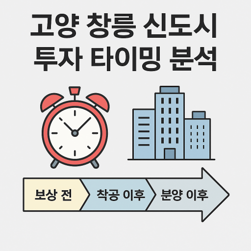 창릉 신도시, 언제 투자해야 할까? 시점별 장단점 총정리