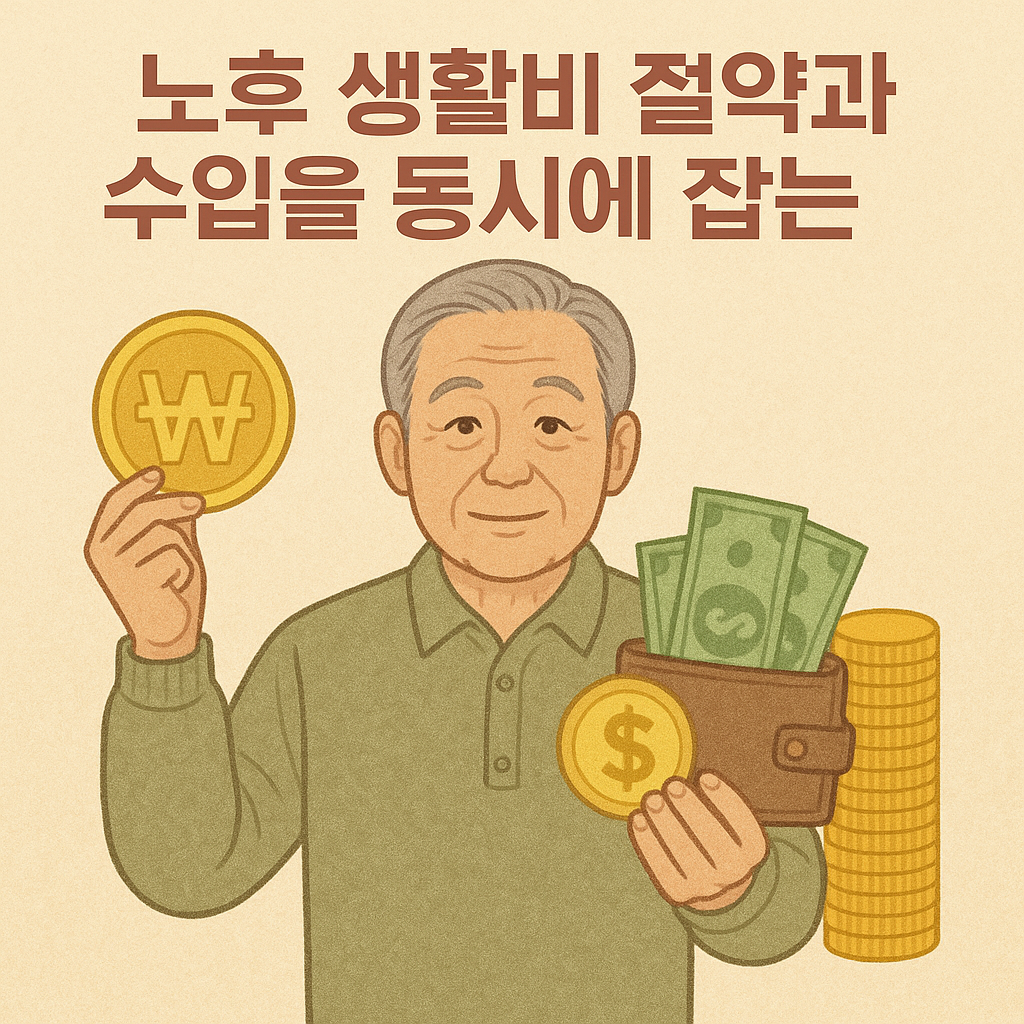 노후 생활비 절약과 수입을 동시에 잡는 전략 사진