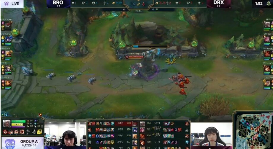 케스파컵-게임-장면입니다.