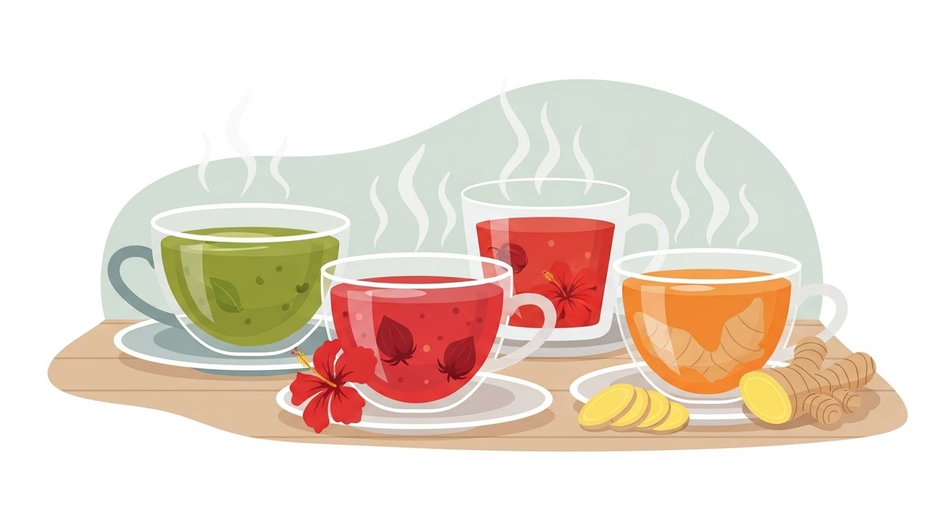 혈관 건강, 좋은 차