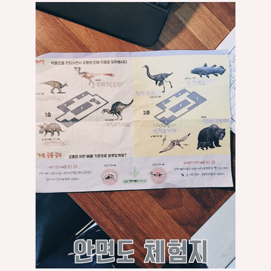 안면도 쥬라기박물관 미션지 