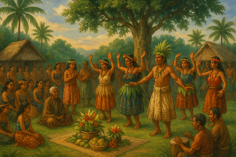 생명의 순환을 노래하는 팔라우의 야마고미 축제 (공동체,자연,의식)