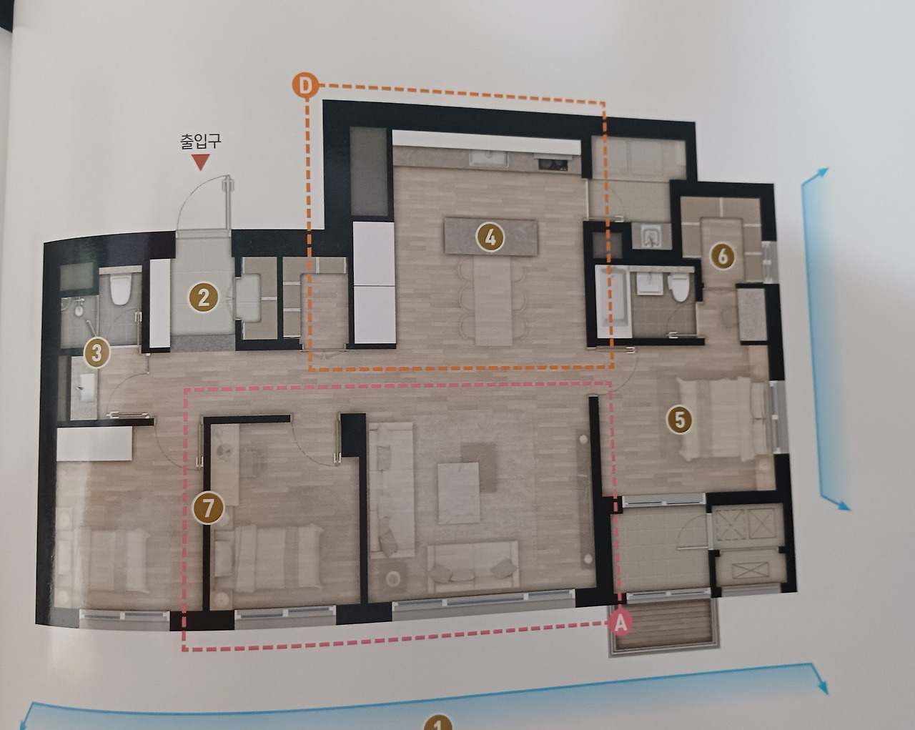 우3구역 평면도