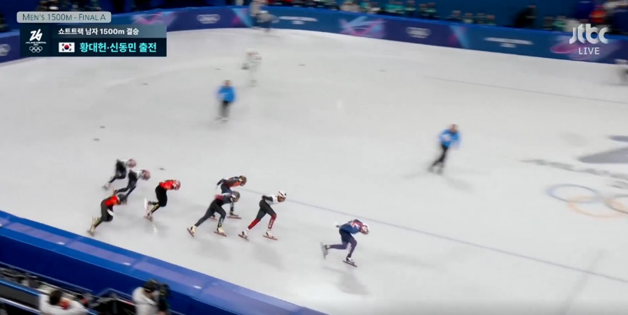 쇼트트랙 남자 1500m 황대헌 은메달