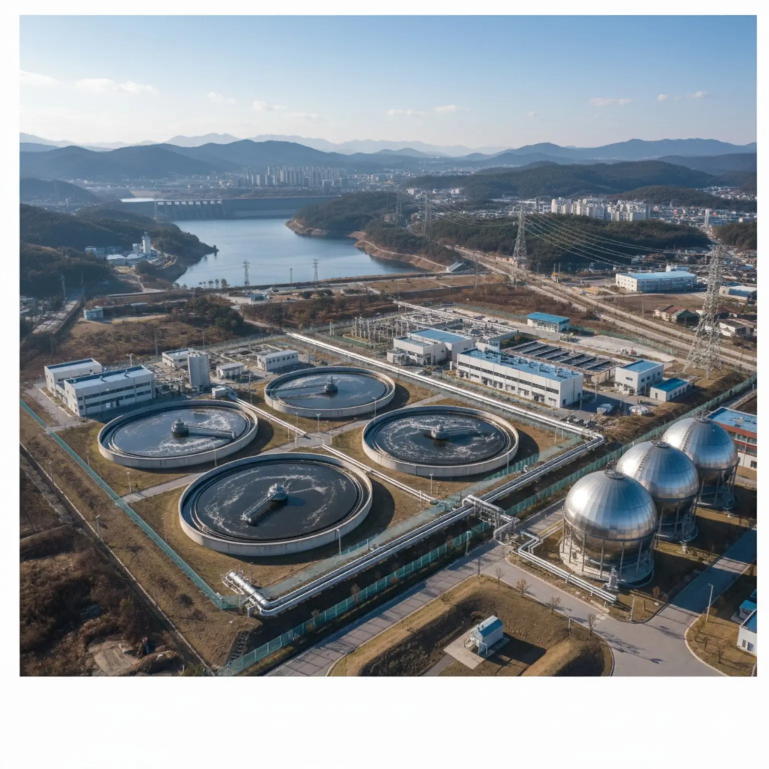 전기·수도 공공 인프라 시설 전경, 필수 서비스 유지 비용 구조