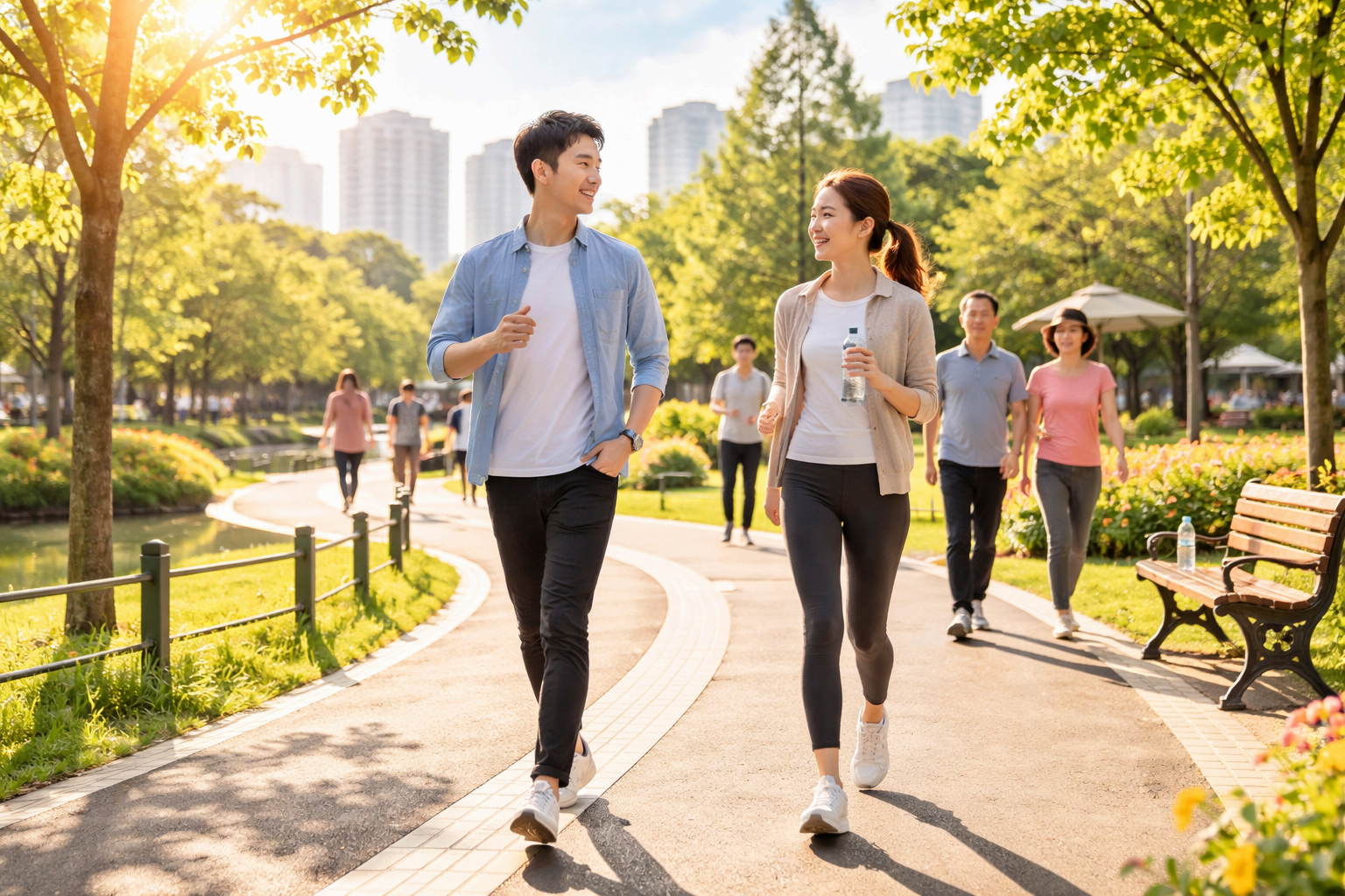식후 10~20분 가벼운 산책