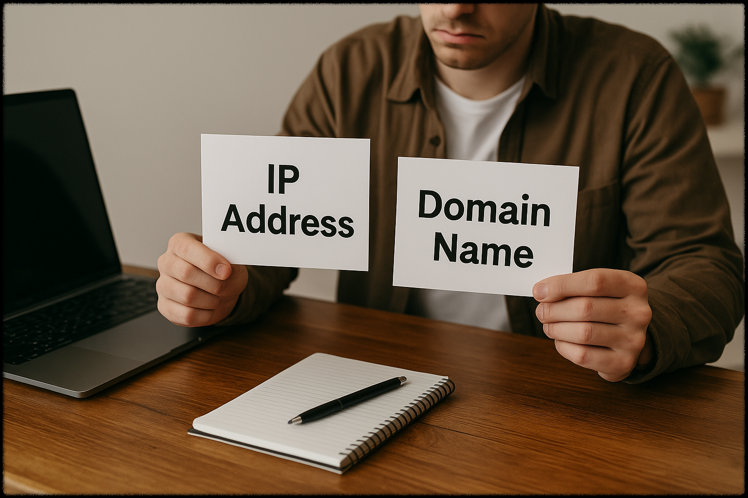 IP주소와 도메인의 관계를 생각하는 모습