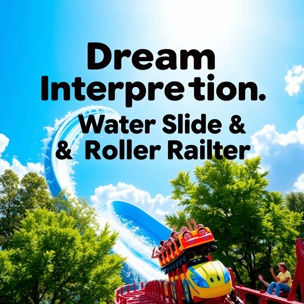 워터 슬라이드와 롤러코스터 꿈 해몽