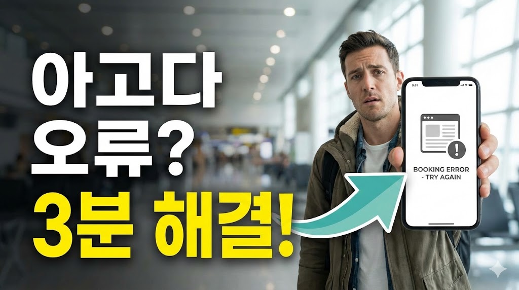 아고다 예약 오류 해결 방법 총정리 &ndash; 이 글 하나로 불안감 끝 (2026 최신)