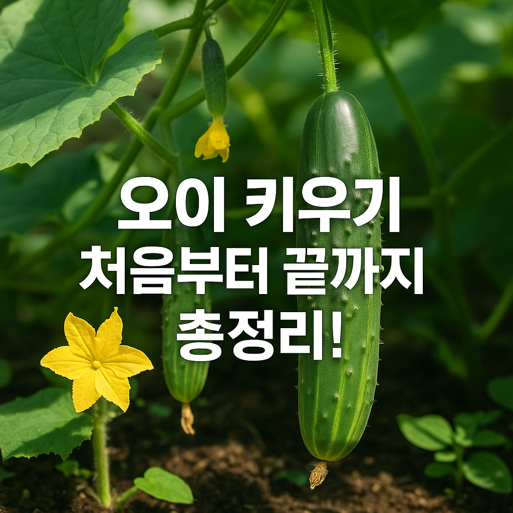 오이 키우기 총정리