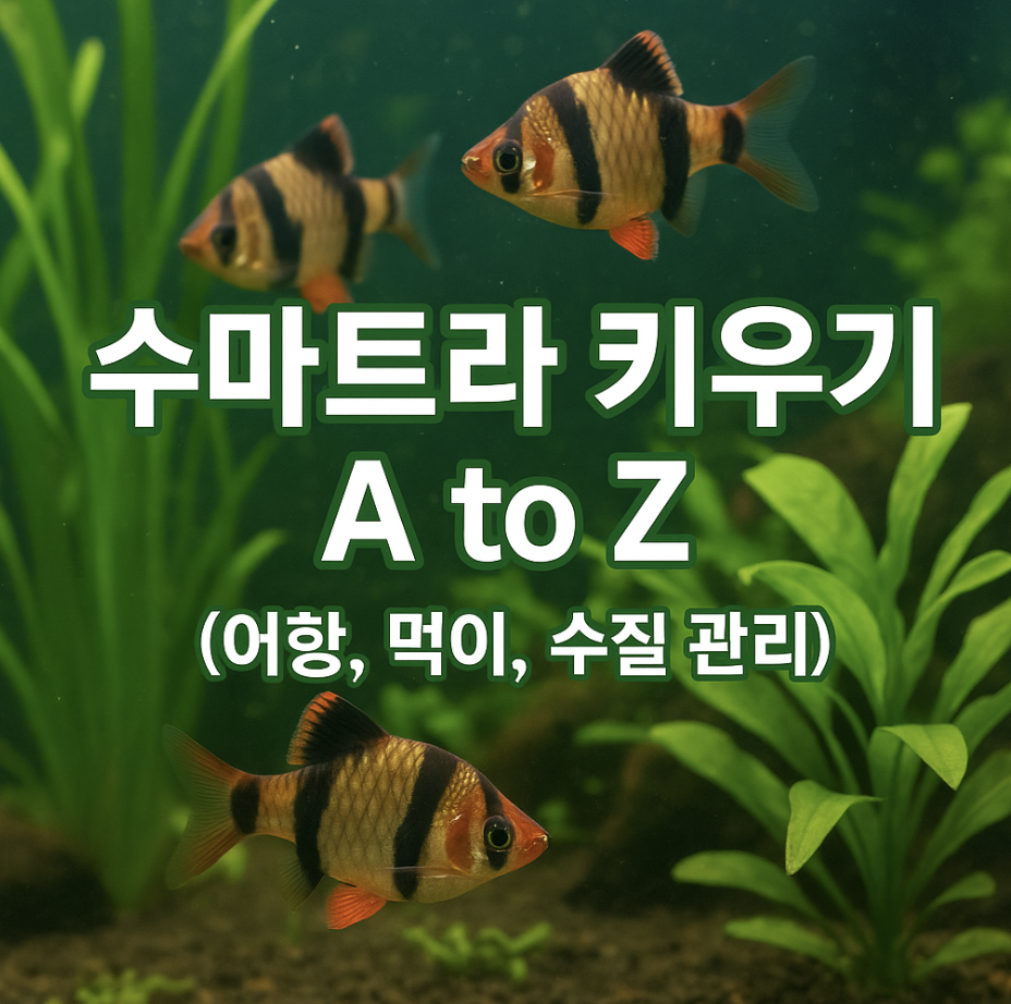 수마트라 키우기 A to Z (어항, 먹이, 수질 관리)