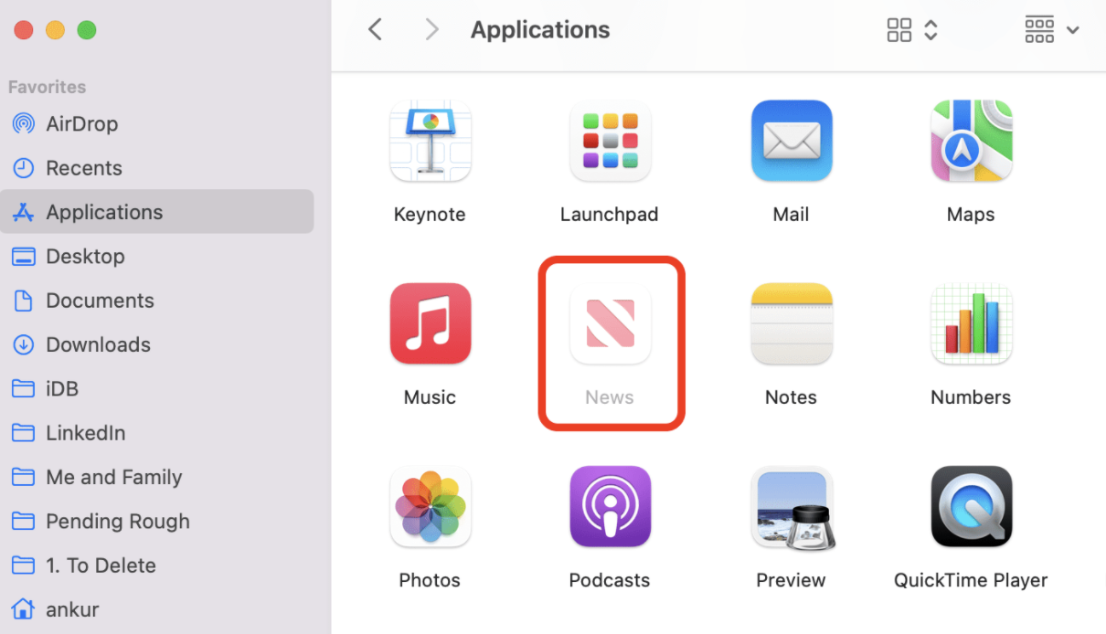 맥에서 애플뉴스 앱 사용하는법