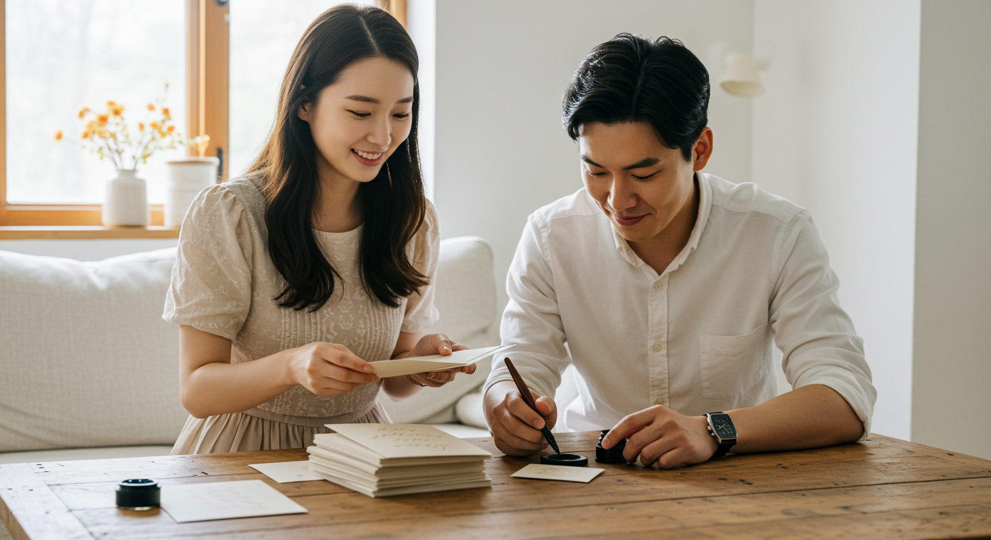 주례 없는 결혼식 멘트