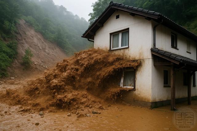 산사태 전조증상