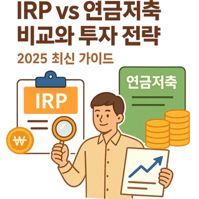 1. IRP vs 연금저축 비교와 투자 전략 2025 최신 가이드