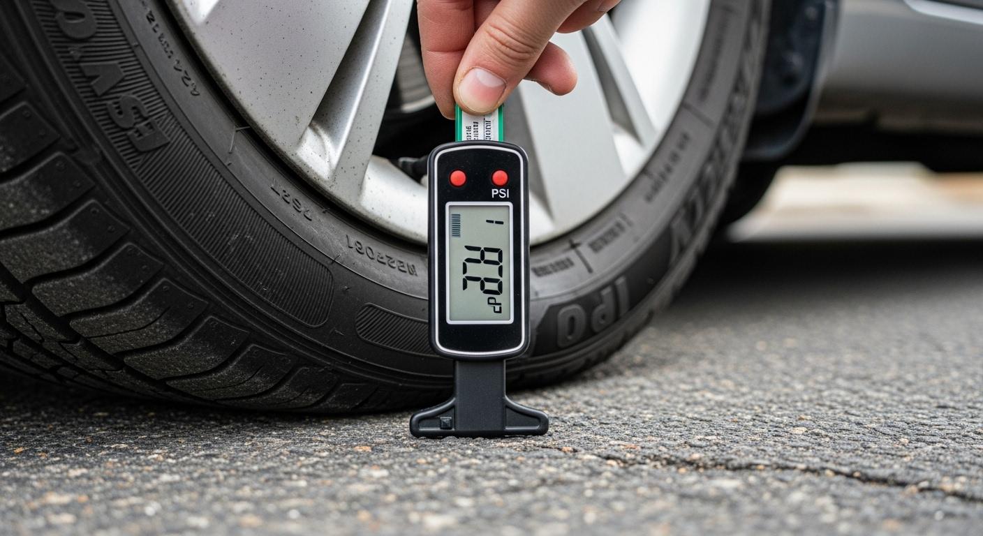 자동차 공기압 차이