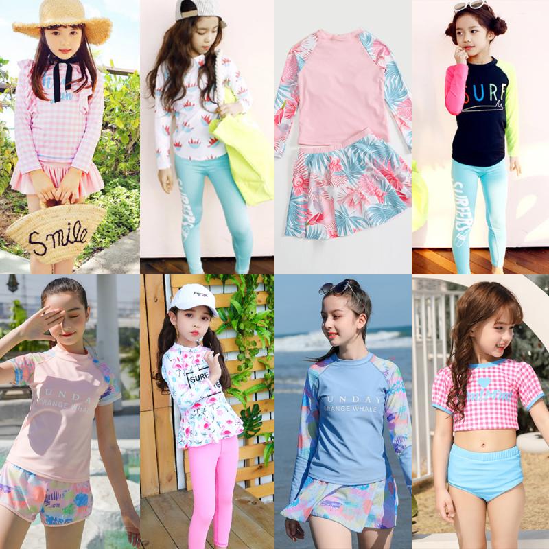 여자아이 수영복 레쉬가드 초등학생 여아 수영복