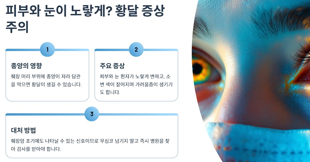 피부와 눈이 노랗게? 황달 증상 주의