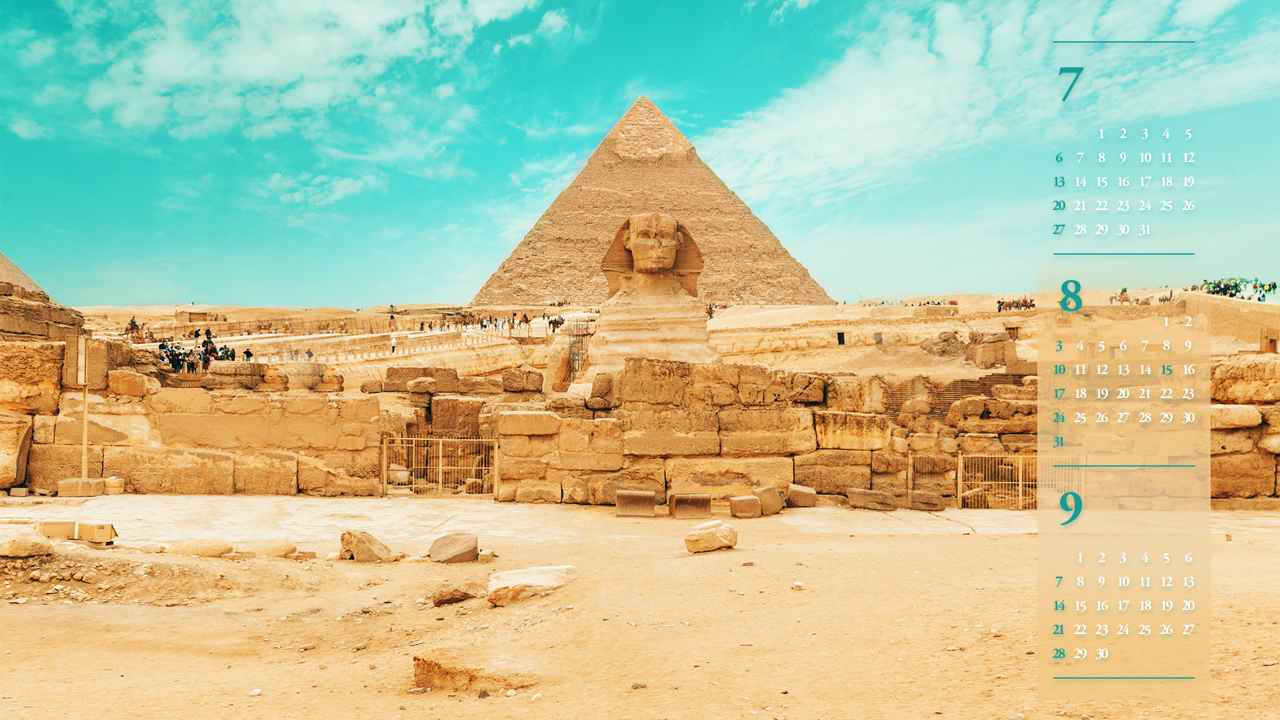 10 스핑크스 B - 2025년8월 노트북배경화면