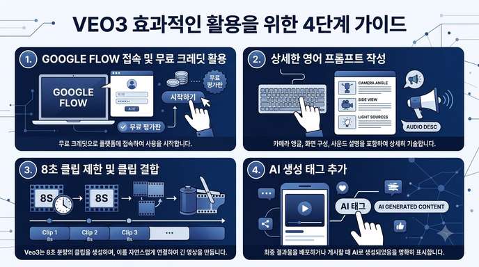 VEO3 효과적인 활용을 위한 4단계 가이드