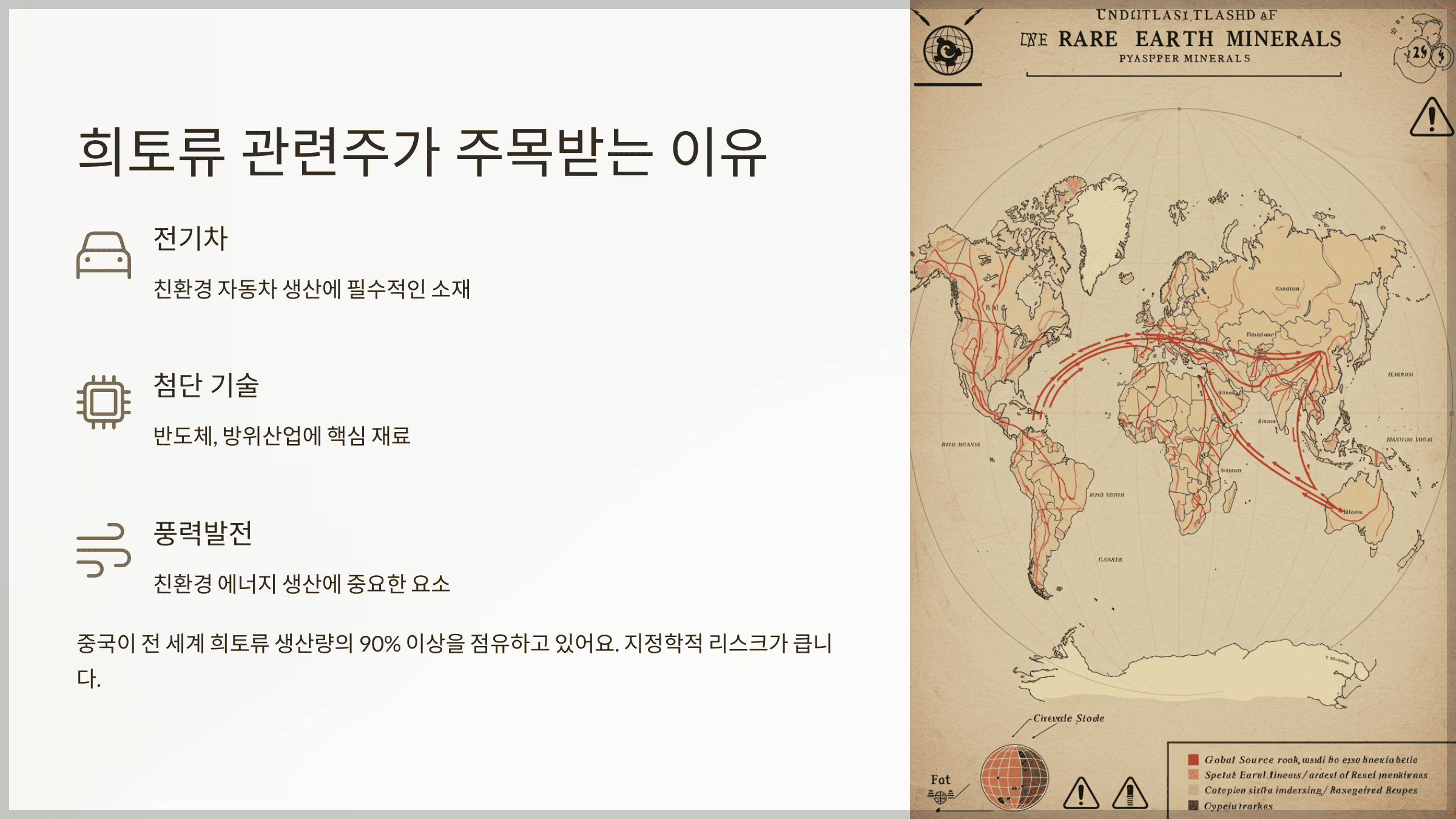 희토류 관련주가 주목받는 이유