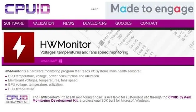 cpu 온도 측정 프로그램