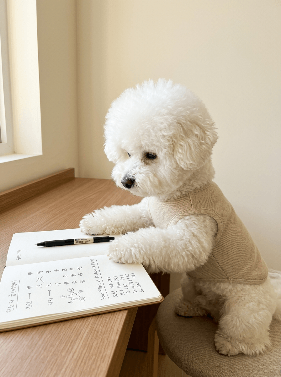 사주 공부 순서 안내 이미지