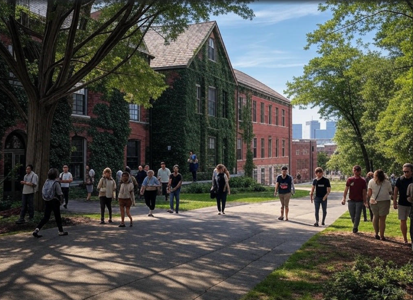 의료대학 캠퍼스 이미지 입니다.