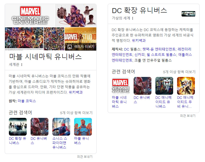 지식 패널(Knowledge Panel)