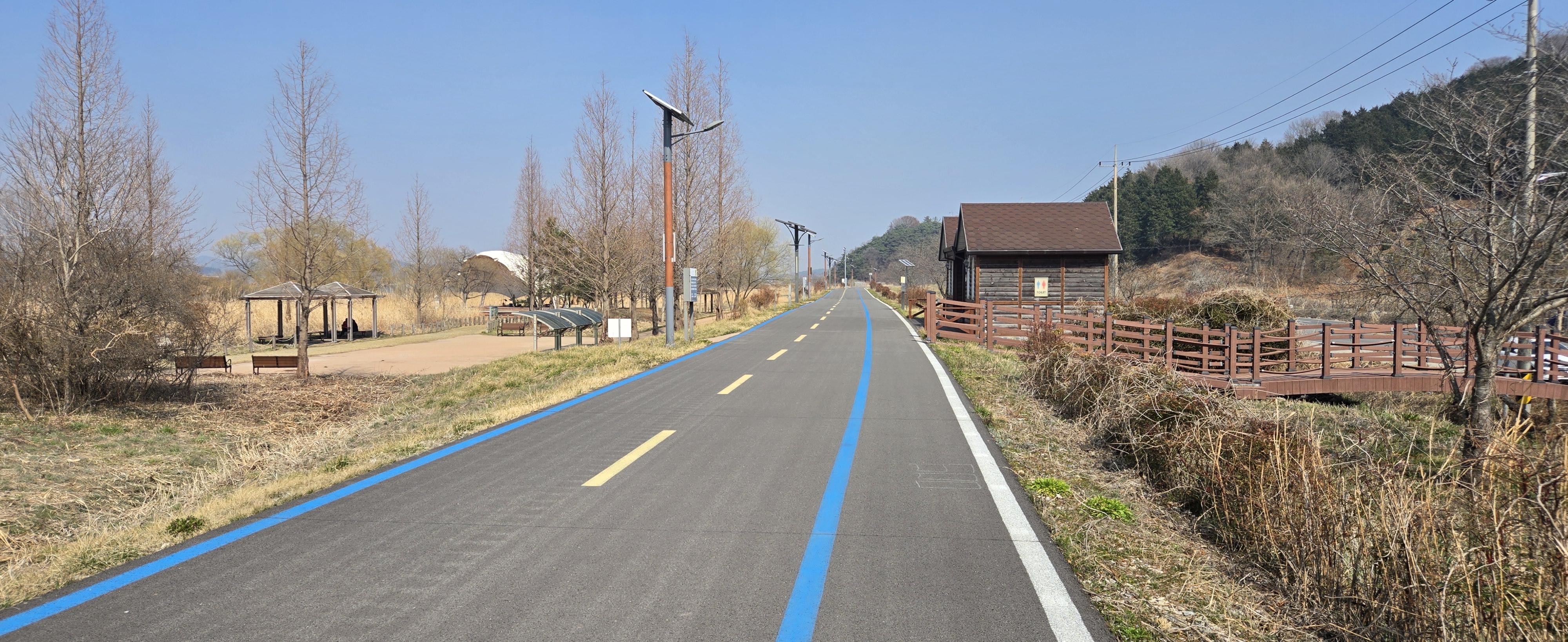 군산 자전거 도로 사진