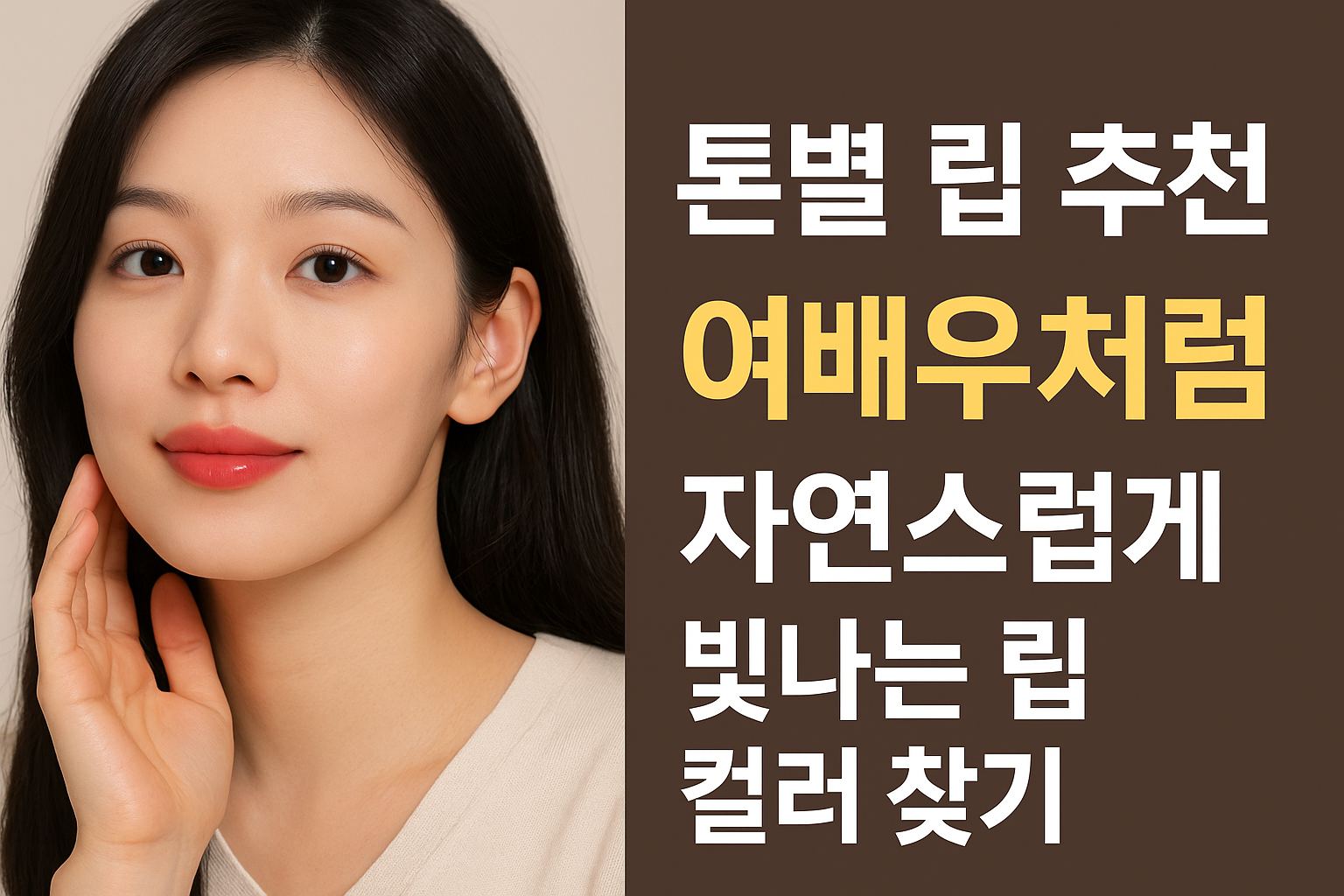 톤별 립 추천