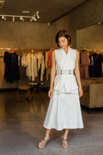 여름쿨톤 패션 예시 사진