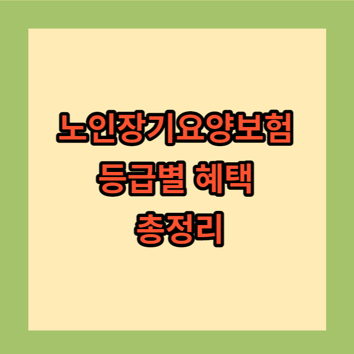 노인 장기요양보험