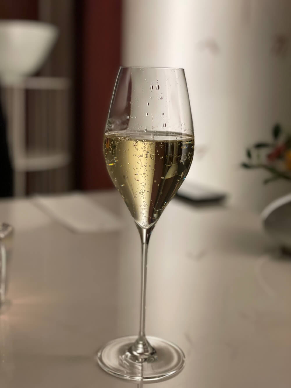 미쉐린 3스타 가온 - 주문한 샴페인 모습