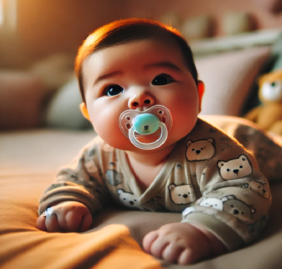 쪽쪽이하는 아기 사진