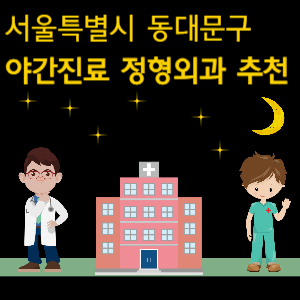 서울 동대문구 정형외과 야간진료