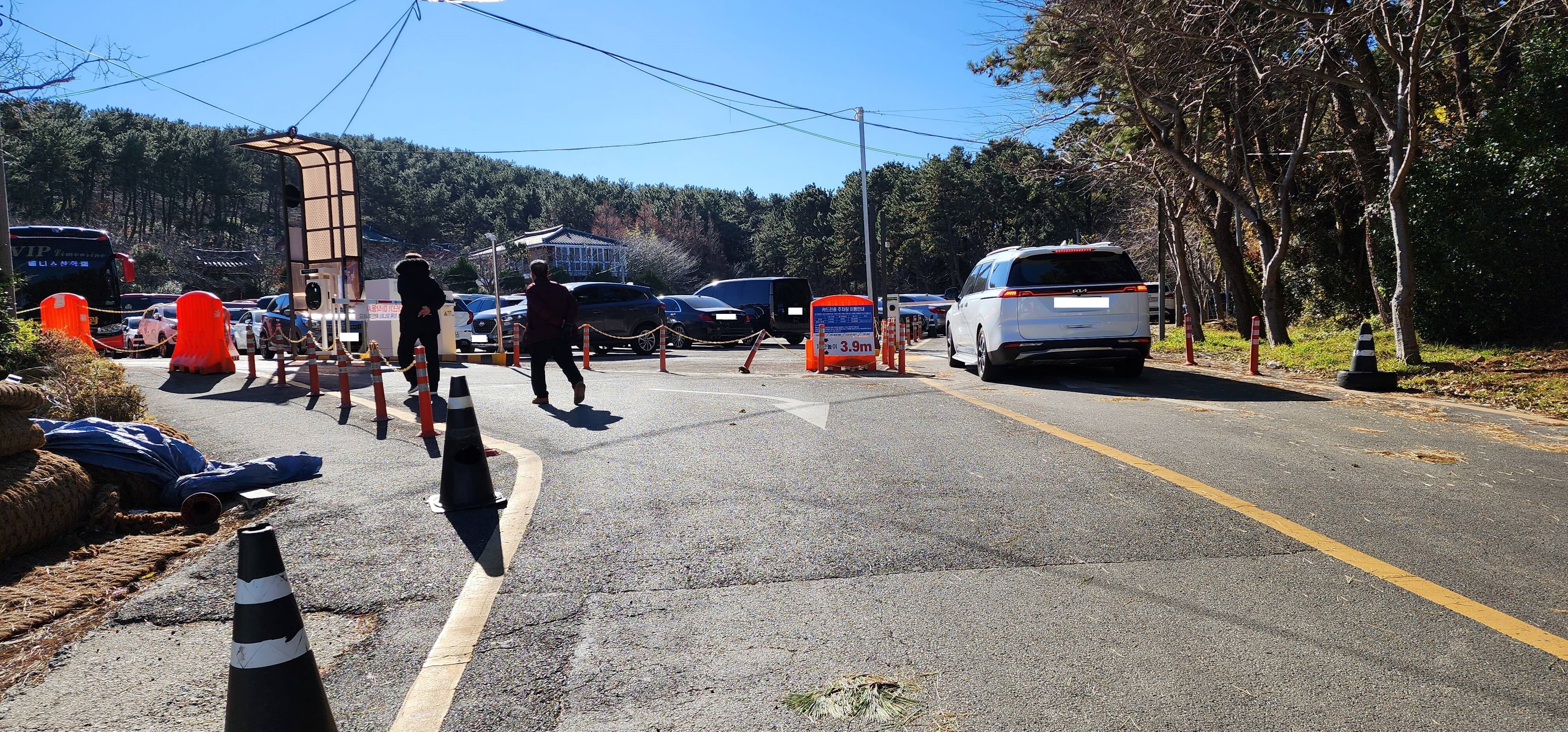 해동용궁사 주차장 두번째 주차장 전경사진