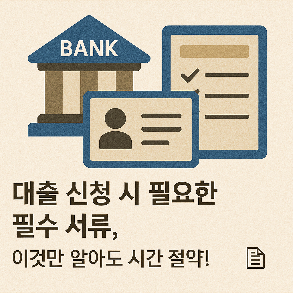 대출 신청 시 필요한 필수 서류, 이것만 알아도 시간 절약! 📄