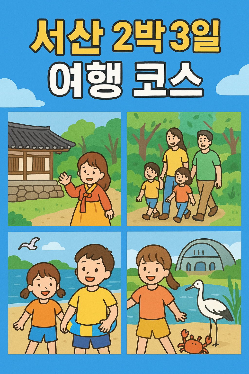 👨‍👩‍👧‍👦 충남 서산 2박 3일 가족여행 코스 추천 ❘ 아이들과 가볼만한 곳 BEST