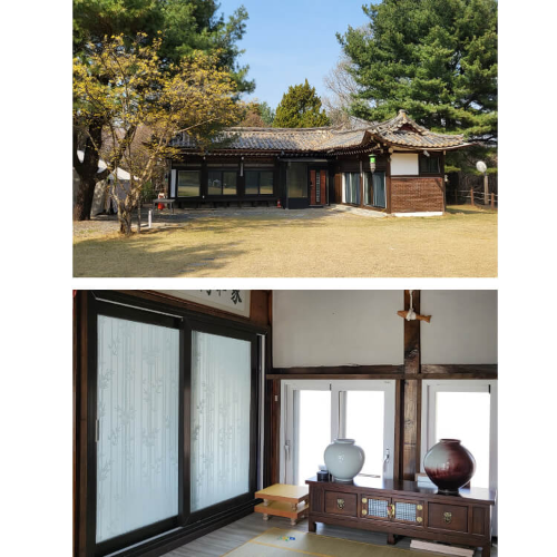 이천 테르메덴 숙소 한옥 외관 실내