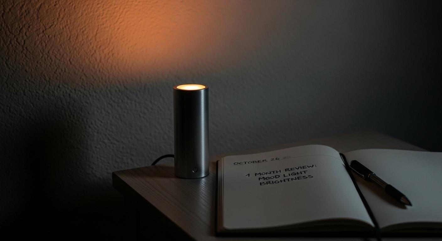 밝기 부족 무드등 1달 사용 후기