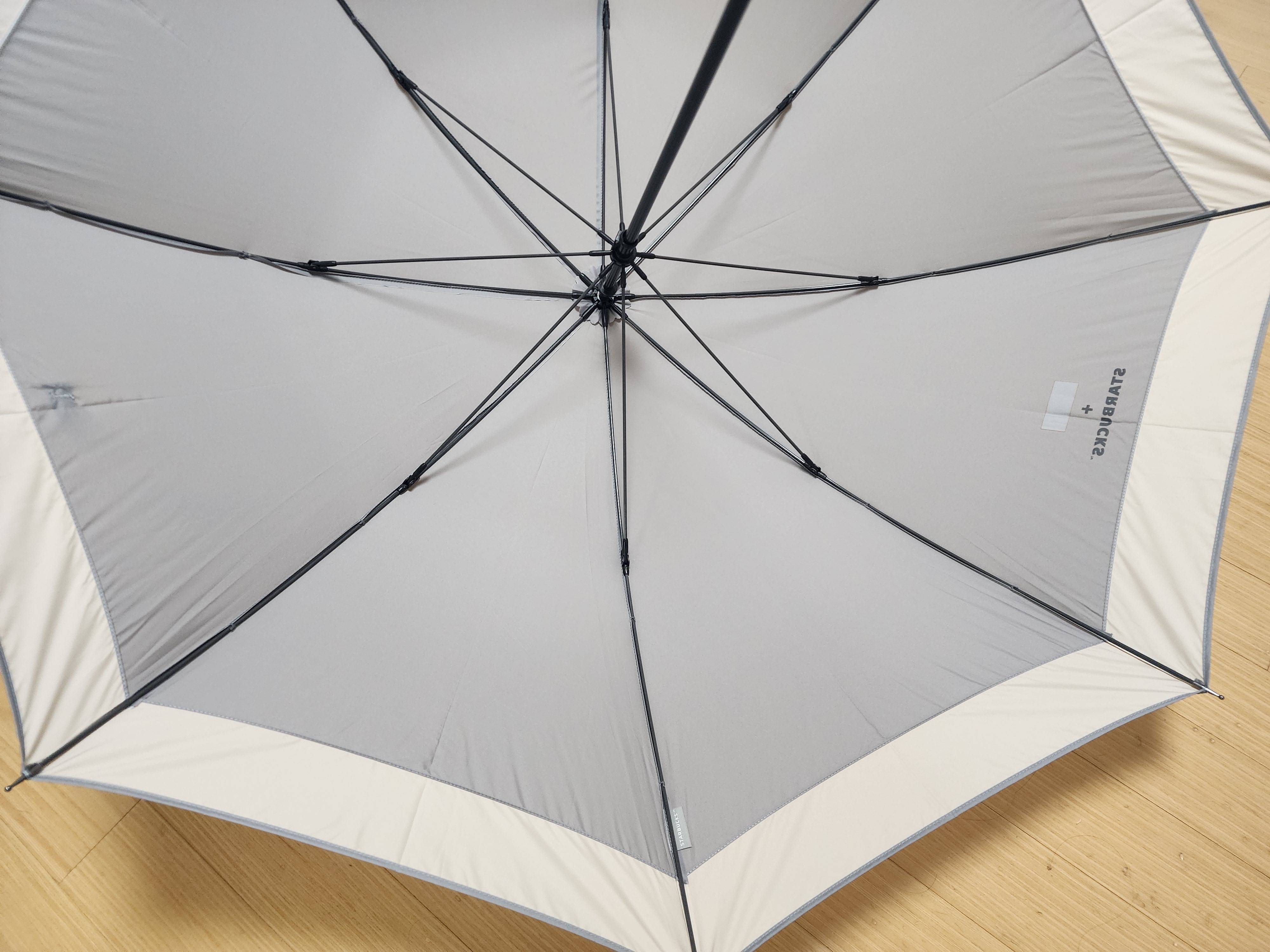 스타벅스-라이트-장우산-블랙-그레이