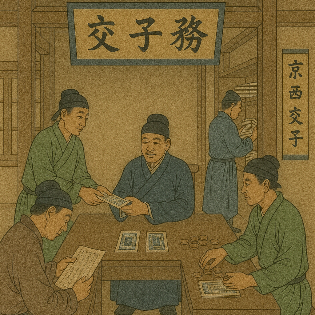 개봉 각 지역의 교자 환전소가 생겨난 그림